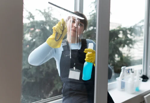 Nettoyage de vitres intérieures et extérieures à Gratot